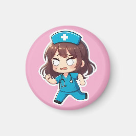 Original Chibi Nurse - The Hectic Shift マグネット