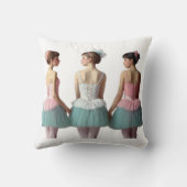Original con bailarinas de frente y de espalda クッション (裏面)