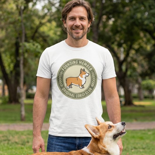 Original Corgi Club Founding Member Funny Tシャツ