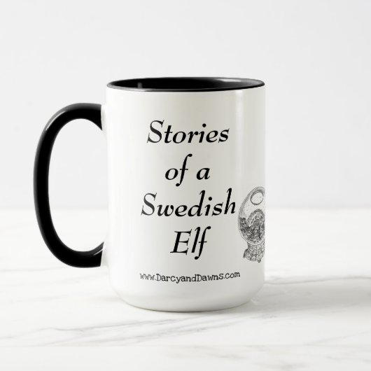 Original Darcy & Dawn mug STORIES OF A SWEDISH ELF マグカップ (左)