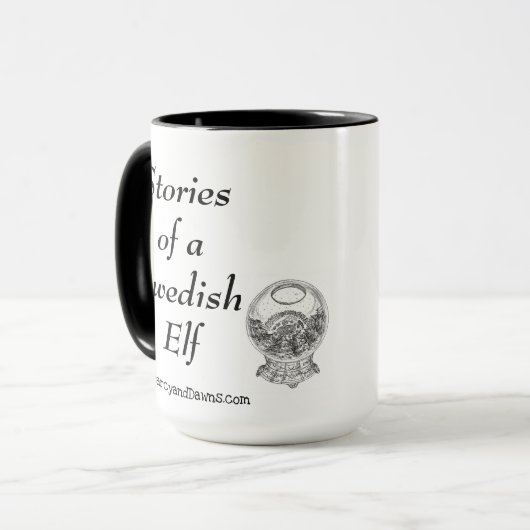 Original Darcy & Dawn mug STORIES OF A SWEDISH ELF マグカップ (正面左)