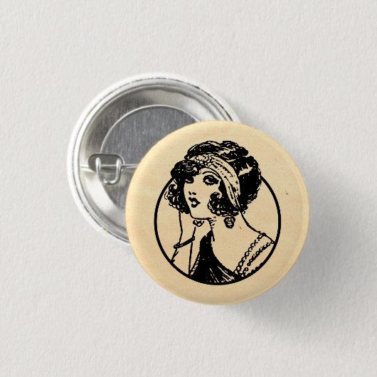 Original Fritzi button 缶バッジ (正面&裏面)