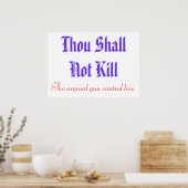 Original Gun Control Poster ポスター (キッチン)