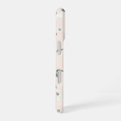 Original hand-drawn floral pattern iPhone case 16ケース (右側面)