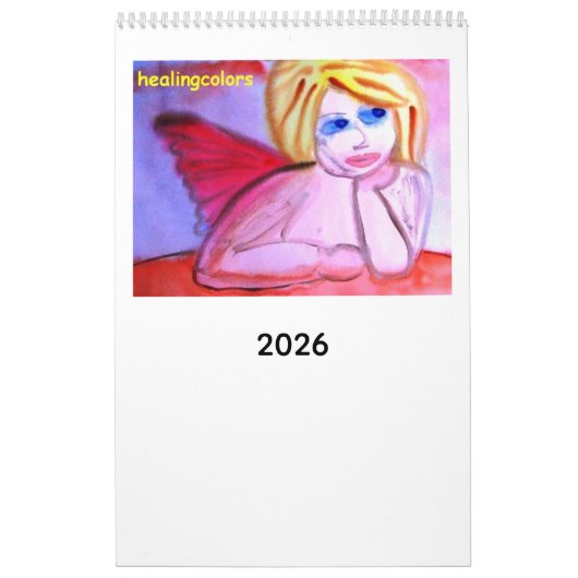 original healingcolors calendar 2026 カレンダー (カバー)