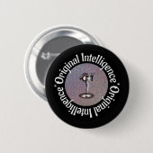 Original Intelligence (O.I.) Button 缶バッジ (正面&裏面)