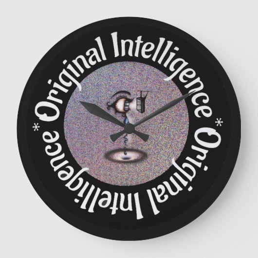 Original Intelligence (O.I.) Wall Clock ラージ壁時計 (正面)