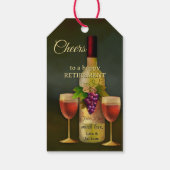 Original Italian Art Wine Themed ギフトタグ (裏面)