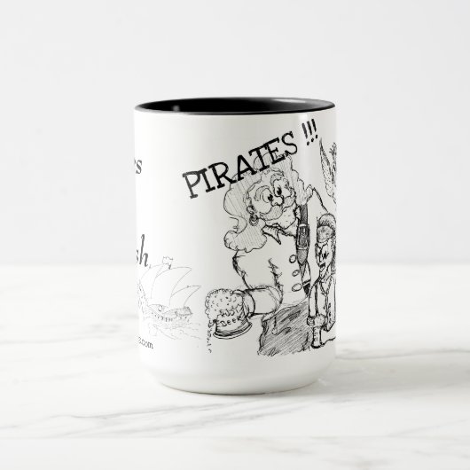 Original PIRATES mug STORIES OF A SWEDISH ELF  マグカップ (中央)