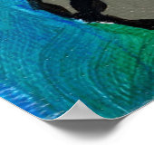 Original Rainbow Character Poster  (Semi-Gloss) ポスター (角)