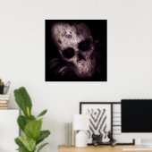Original Skull Art ポスター (ホームオフィス)