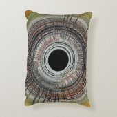 Original spin art アクセントクッション (裏面(縦))