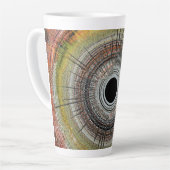 Original spin art カフェラテマグ (左アングル)