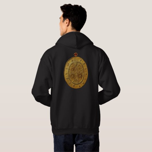 Original St Benedict Medal Sweatshirt パーカ (裏面フル)