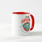 Original Supergirl Vintage Logo Badge マグカップ (正面右)
