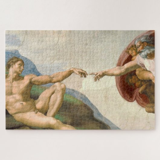 Original The Creation of Adam ジグソーパズル (横)