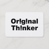 Original Thinker 名刺 (正面)