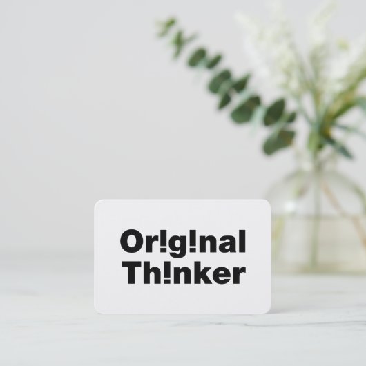 Original Thinker 名刺 (スタンド正面)