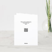 Original watercolor painting カード (裏面)