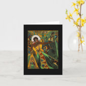 Original watercolor painting カード (黄色い花)