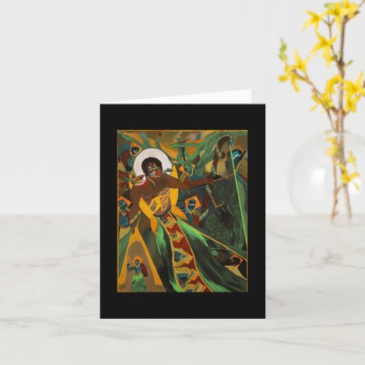 Original watercolor painting カード (黄色い花)