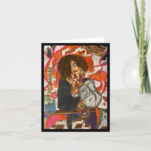 Original watercolor painting カード (正面)