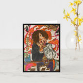 Original watercolor painting カード (黄色い花)