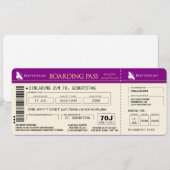 originelle Einladungskarte zum 70. Geburtstag 招待状 (正面/裏面)