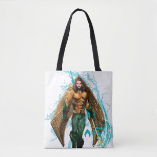 Orin With Aquaman Logo Aquaman  の王子 トートバッグ