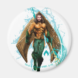 Orin With Aquaman Logo Aquaman の王子 マグネット