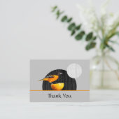 Oriole Bird Thank You Business Card 名刺 (スタンド正面)