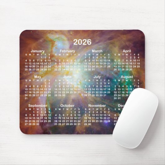 Orion Nebula 2026 Calendar マウスパッド (マウス)