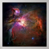 Orion Nebula (Hubble Telescope) ポスター (正面)