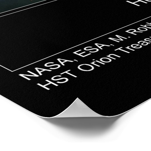 Orion Nebula - M42 poster ポスター (角)