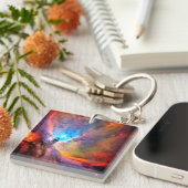 Orion Nebula Space Galaxy low contrast キーホルダー (正面右)