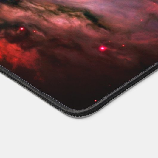 Orion Nebula Space Galaxy low contrast デスクマット (コーナー)