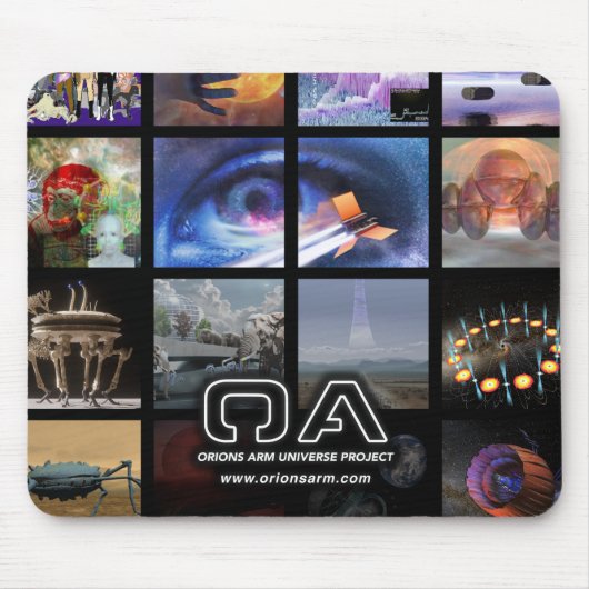 Orions Arm Universe Project Mousepad マウスパッド (正面)