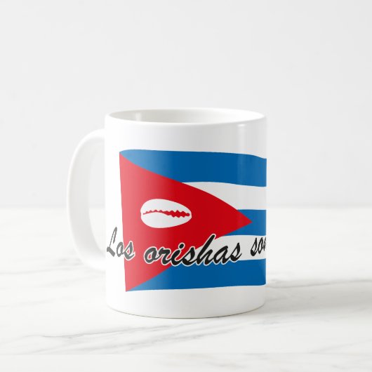 Orishas de Cuba mug コーヒーマグカップ (正面左)
