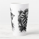 Orkney Ba T‑Shirt (Haunted‑Ink Edition) カフェラテマグ (正面)