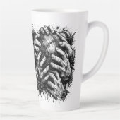 Orkney Ba T‑Shirt (Haunted‑Ink Edition) カフェラテマグ (右)