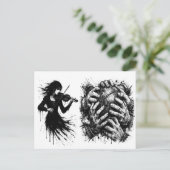 Orkney Ba T‑Shirt (Haunted‑Ink Edition) ポストカード (スタンド正面)