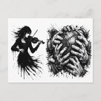 Orkney Ba T‑Shirt (Haunted‑Ink Edition) ポストカード