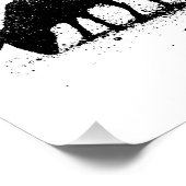 Orkney Sheep — Ink Silhouette Flock ポスター (コーナー)