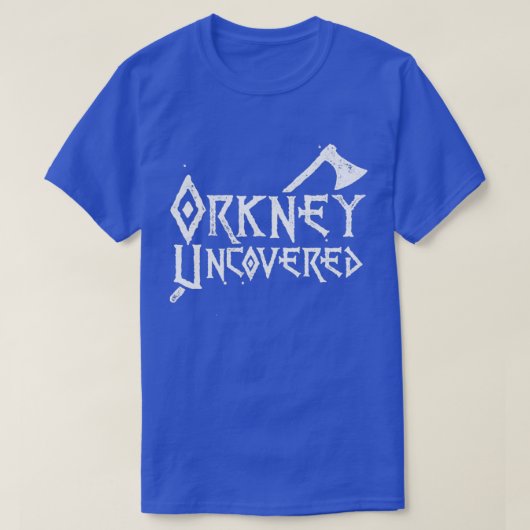 Orkney Uncovered Axe Tシャツ (デザイン正面)