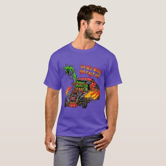 Orks DA RED WUNZ GO FASTA Tシャツ (正面フル)