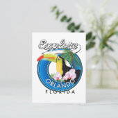 Orlando Floridaレトロなロゴを探索。 ポストカード (スタンド正面)