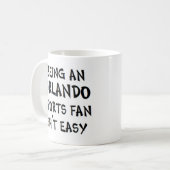 orlando sports fan, being コーヒーマグカップ (正面左)