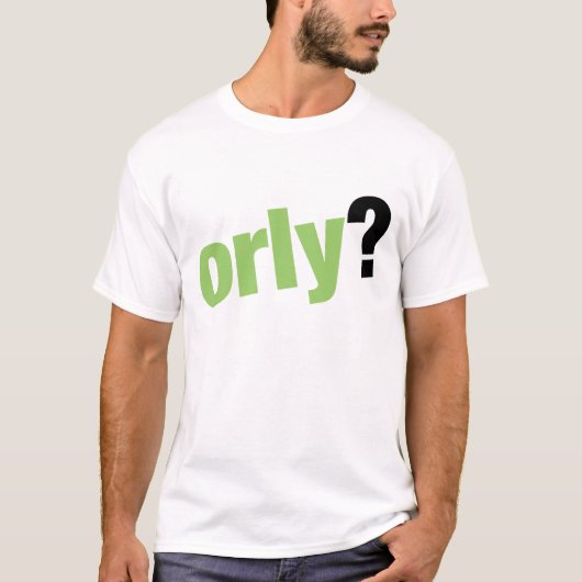 orlyか。 tシャツ (正面)