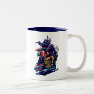 Orm Versus Mera及びAquaman Aquaman 王 ツートーンマグカップ