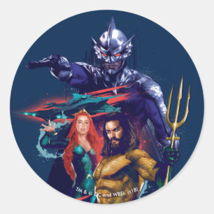 Orm Versus Mera及びAquaman Aquaman  王 ラウンドシール